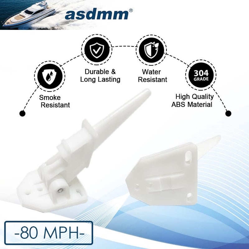 asdmm Marine Boat Speedometer Pitot Kit, Automatic Kick-up Tube Assembly Up to 80 MPH (Speedometer Pitot Kits) - Image 3